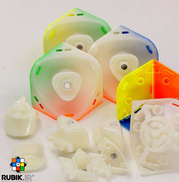 روبیک 2x2 گنز 251 مگنت لیپ یووی - Image 5