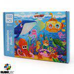 پازل 100 قطعه چوبی جعبه دار (8 طرح)