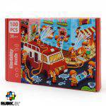 پازل 100 قطعه چوبی جعبه دار (8 طرح) - Image 3