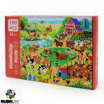 پازل 100 قطعه چوبی جعبه دار (8 طرح) - Image 4