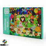 پازل 100 قطعه چوبی جعبه دار (8 طرح) - Image 8